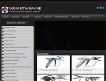 Tablet Screenshot of akm16.com